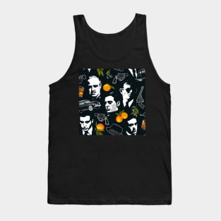 vintage american mob - fresh sicilian fruits. black Tank Top